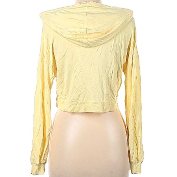 Colsie | Pullover cropped yellow Hoodie - Picture 2 of 7